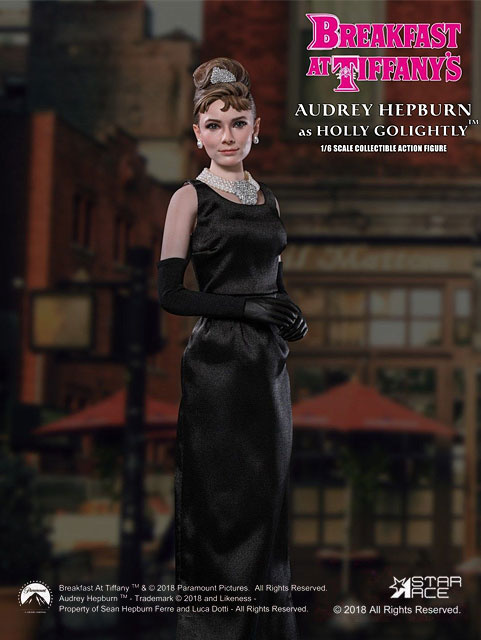 Star Ace Toys 1/6 Scale Breakfast At Tiffany's Holly Golightly Audrey Hepburn Figure Standard Box Se